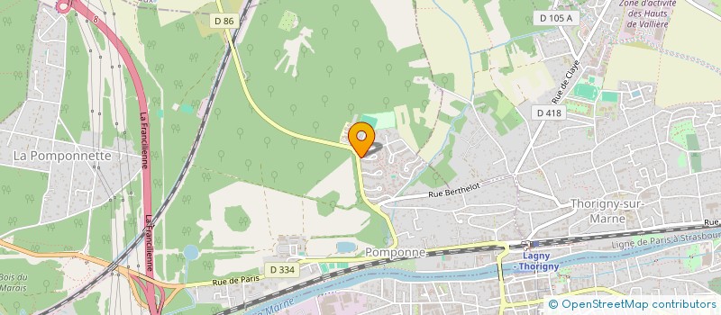 localisation de l'entreprise SCI VERLE FLEURIAL à POMPONNE