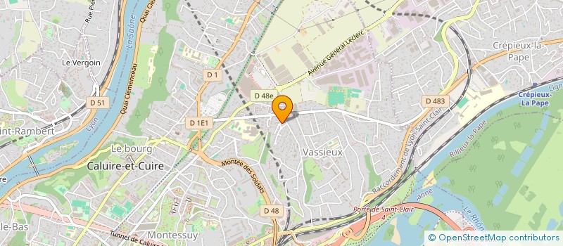 localisation de l'entreprise SCI VERLIOZ  CALUIRE-ET-CUIRE