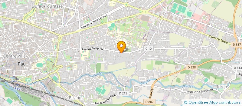 localisation de l'entreprise SCI VERLIS à PAU