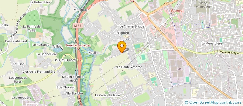 localisation de l'entreprise SCI VERLISE  SAINT-CYR-SUR-LOIRE