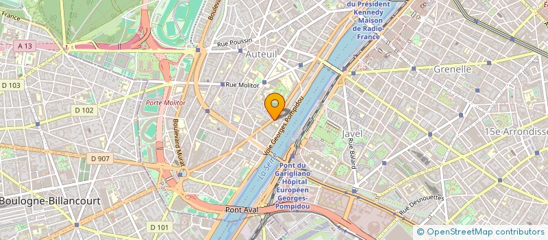 localisation de l'entreprise SCI VERMA à PARIS