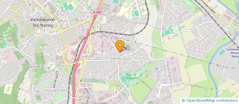 localisation de l'entreprise SCI VERMEER  HEILLECOURT