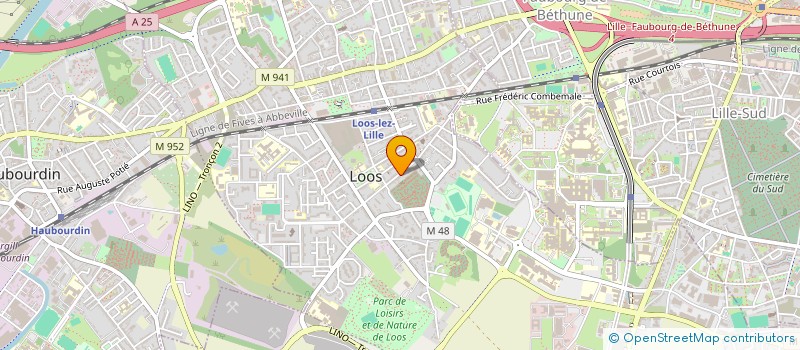 localisation de l'entreprise SCI VERMEERSCH  LOOS