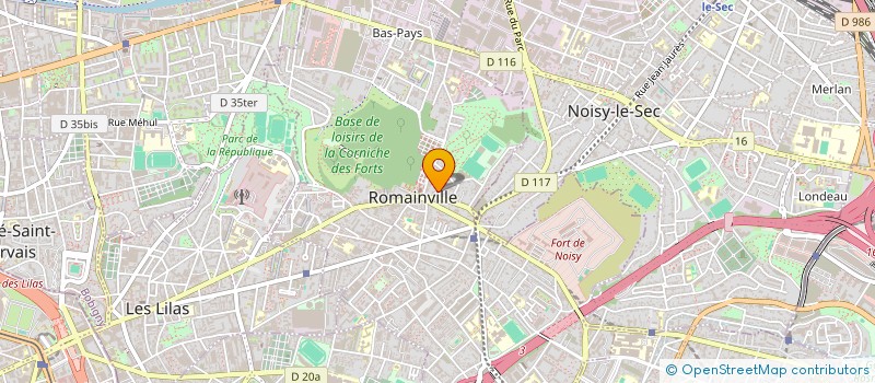 localisation de l'entreprise SCI VERMENTON à ROMAINVILLE