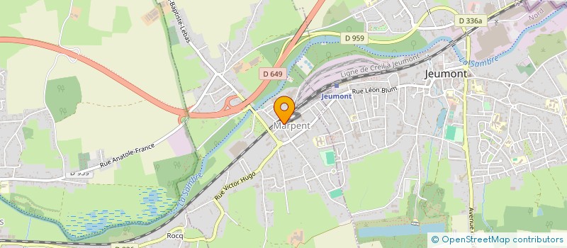 localisation de l'entreprise SCI VERMEYEN  MARPENT