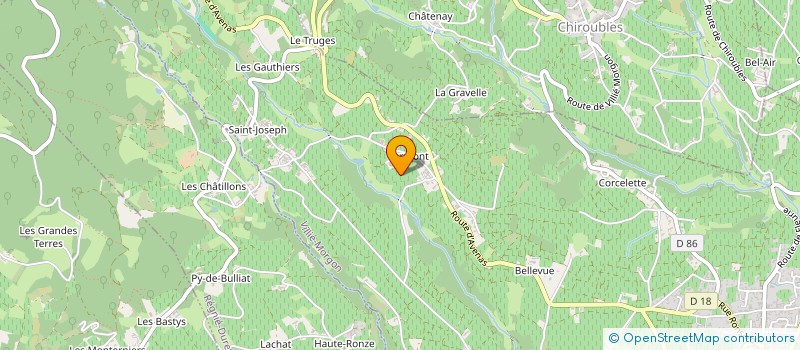 localisation de l'entreprise SCI VERMONT  VILLIE-MORGON