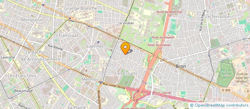 localisation de l'entreprise SCI VERMONT  BRON