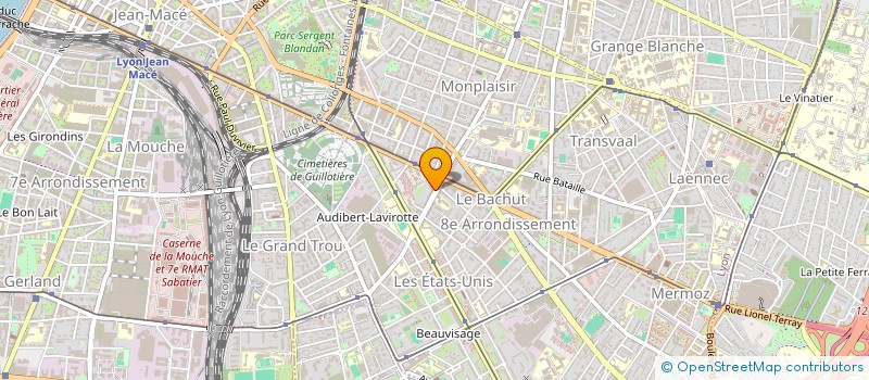 localisation de l'entreprise SCI VERMOREL  LYON