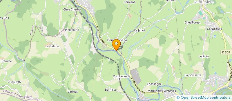 localisation de l'entreprise SCI VERMOREL  SAINT-VICTOR-SUR-RHINS