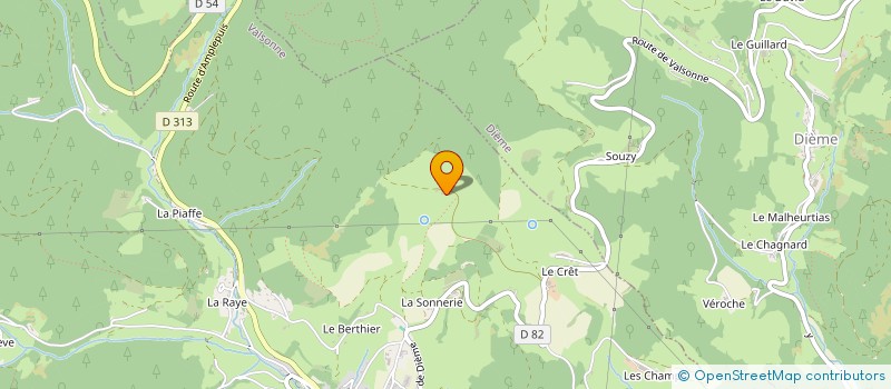 localisation de l'entreprise SCI VERMOREL IMMO  VALSONNE