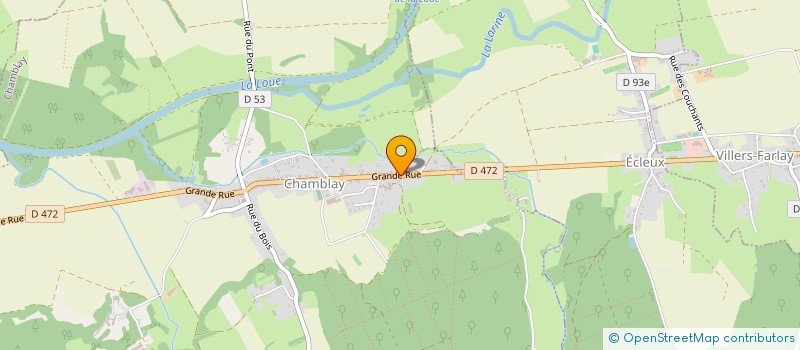 localisation de l'entreprise SCI VERMOT-GAUCHY ET FILS  CHAMBLAY