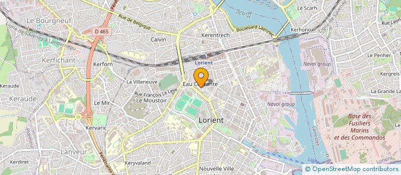 localisation de l'entreprise SCI VERMS  LORIENT