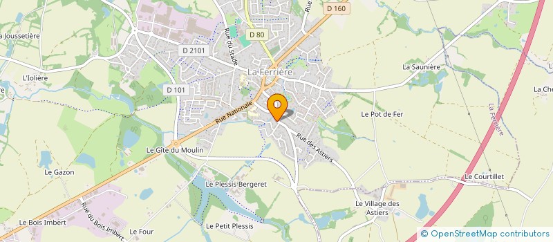 localisation de l'entreprise SCI VERNAGEAU à LA FERRIERE