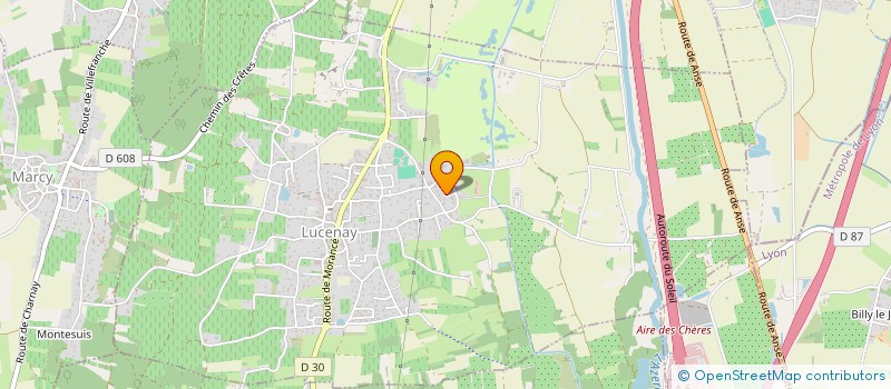 localisation de l'entreprise SCI VERNAY  LUCENAY