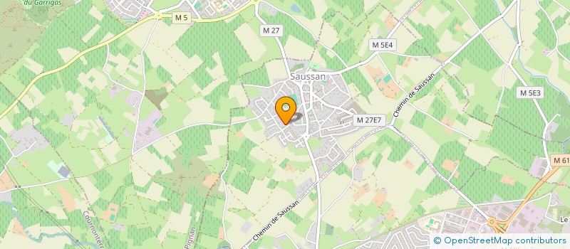 localisation de l'entreprise SCI VERNAY GASTE FERRE  SAUSSAN