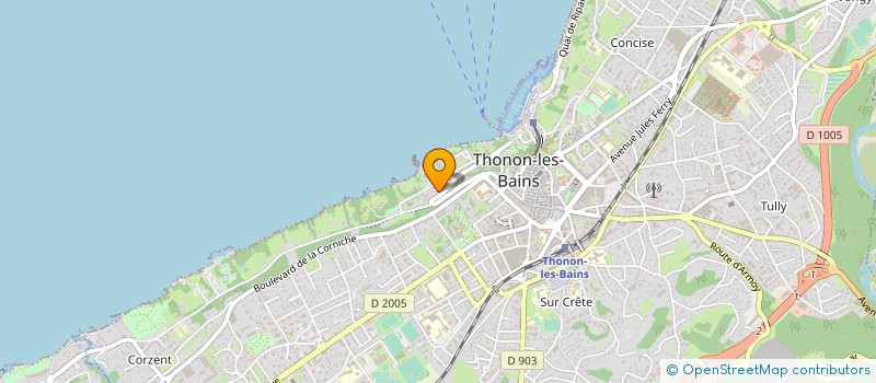 localisation de l'entreprise SCI VERNAZ à THONON-LES-BAINS