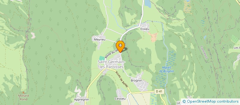 localisation de l'entreprise SCI VERNE  PARVES ET NATTAGES