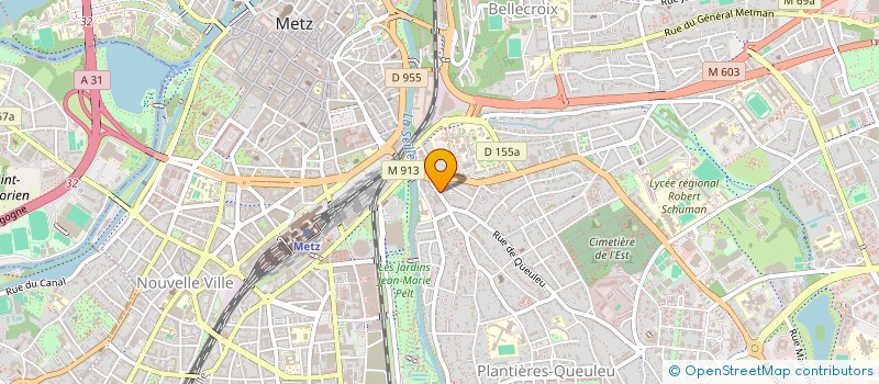 localisation de l'entreprise SCI VERNEAU-SOUIDI  METZ