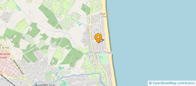 localisation de l'entreprise SCI VERNES à ARGELES-SUR-MER
