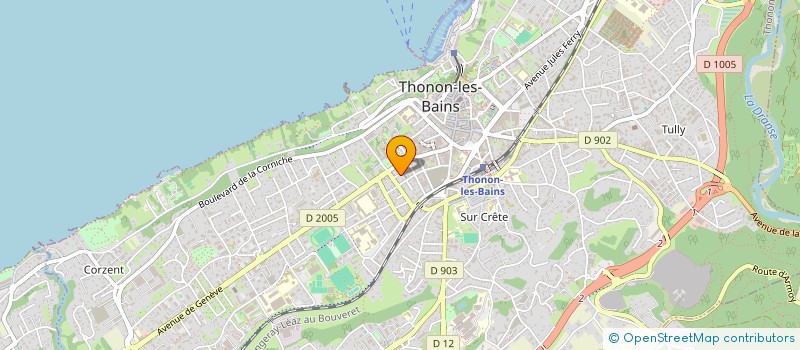 localisation de l'entreprise SCI VERNET à THONON-LES-BAINS
