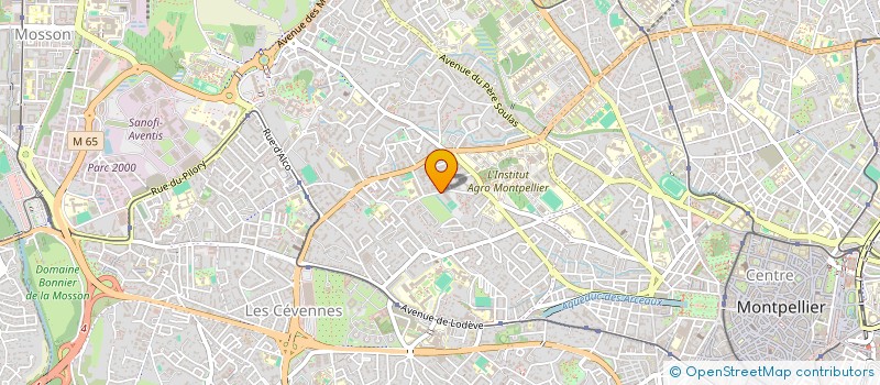 localisation de l'entreprise SCI VERNET à MONTPELLIER