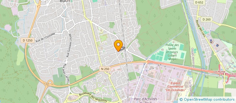 localisation de l'entreprise SCI VERNET à LA TESTE-DE-BUCH