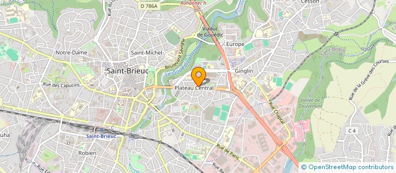 localisation de l'entreprise SCI VERNETTES CORNEILLE  SAINT-BRIEUC