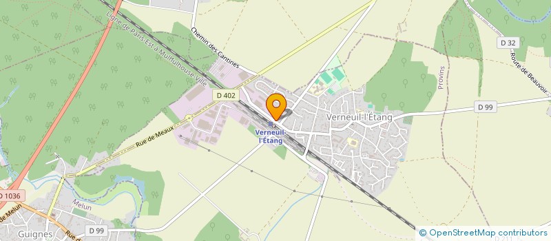 localisation de l'entreprise SCI VERNEUIL  VERNEUIL-L'ETANG