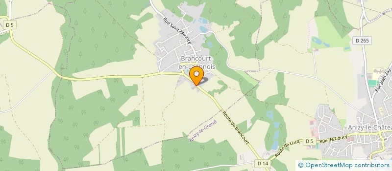 localisation de l'entreprise SCI VERNEUIL  BRANCOURT-EN-LAONNOIS