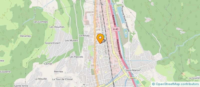 localisation de l'entreprise SCI VERNEY à SALLANCHES