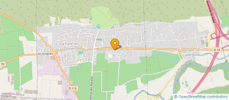 localisation de l'entreprise SCI VERNEY-CHATER  LA FARE-LES-OLIVIERS