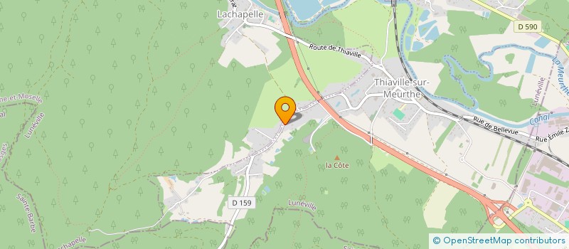 localisation de l'entreprise SCI VERNIER JOEL  LACHAPELLE