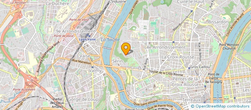 localisation de l'entreprise SCI VERNIQUET  LYON