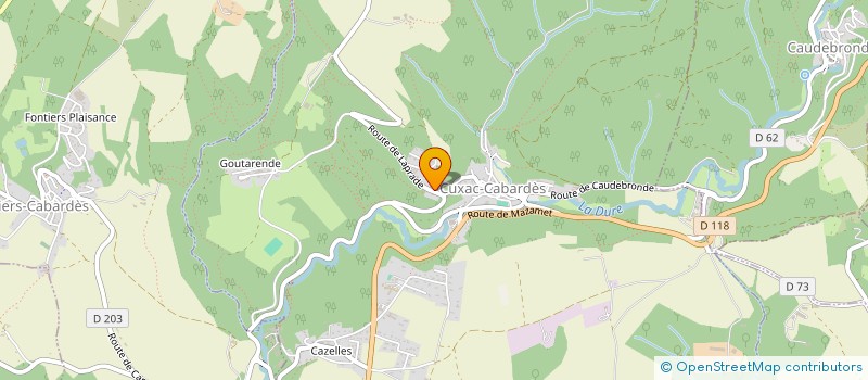 localisation de l'entreprise SCI VERNIS  CAUDEBRONDE