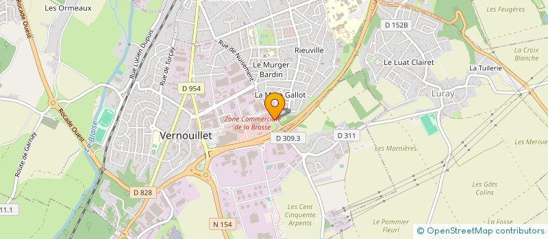 localisation de l'entreprise SCI VERNOLITAINE à VERNOUILLET