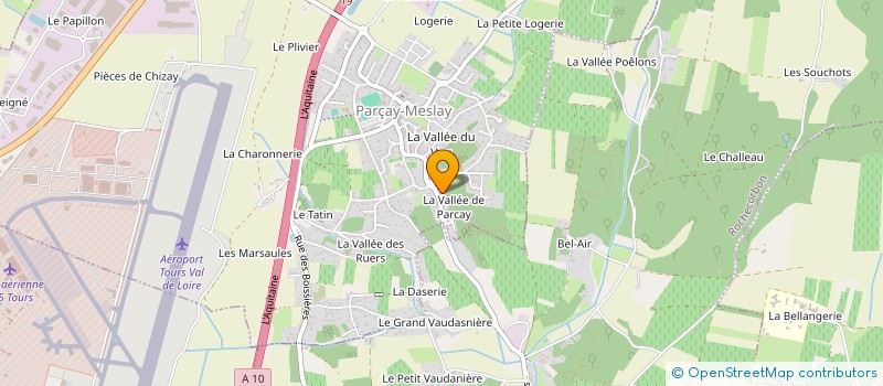 localisation de l'entreprise SCI VERNON  PARCAY-MESLAY