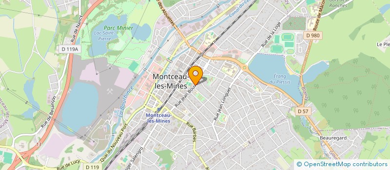 localisation de l'entreprise SCI VERNUS à MONTCEAU-LES-MINES