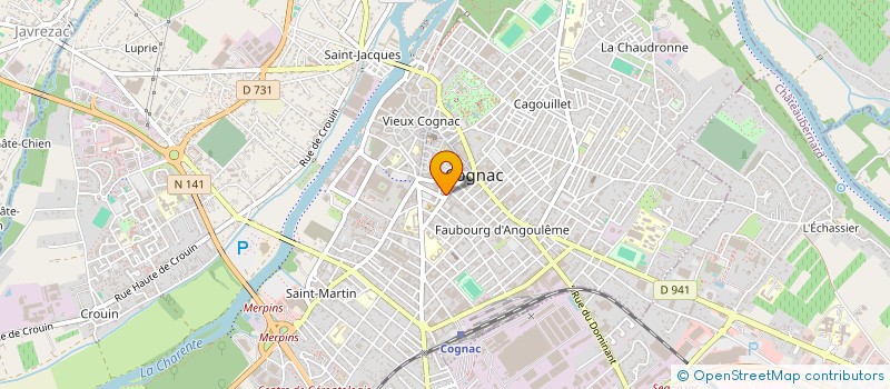 localisation de l'entreprise SCI VERO à COGNAC