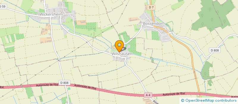 localisation de l'entreprise SCI VERO  WICKERSHEIM-WILSHAUSEN