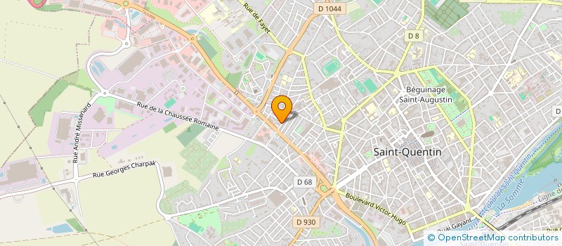 localisation de l'entreprise SCI VERO à SAINT-QUENTIN