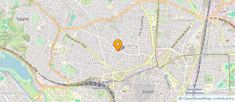 localisation de l'entreprise SCI VERO à DIJON