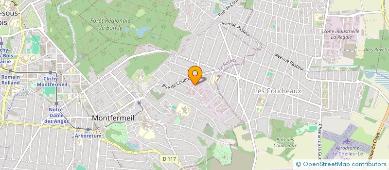 localisation de l'entreprise SCI VERO à MONTFERMEIL