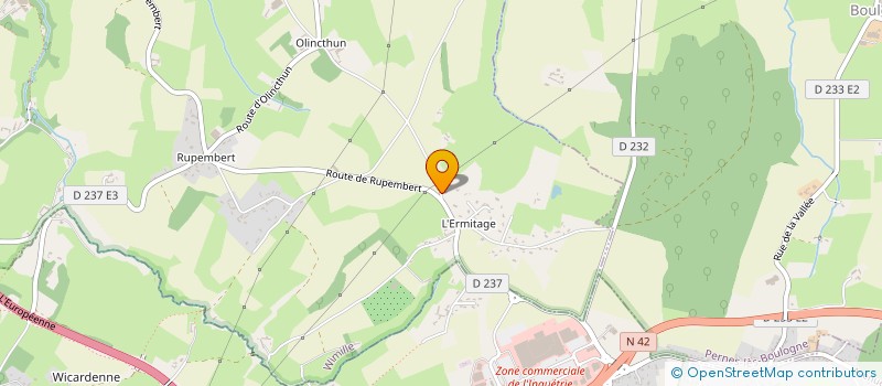 localisation de l'entreprise SCI VERO BENE  WIMILLE