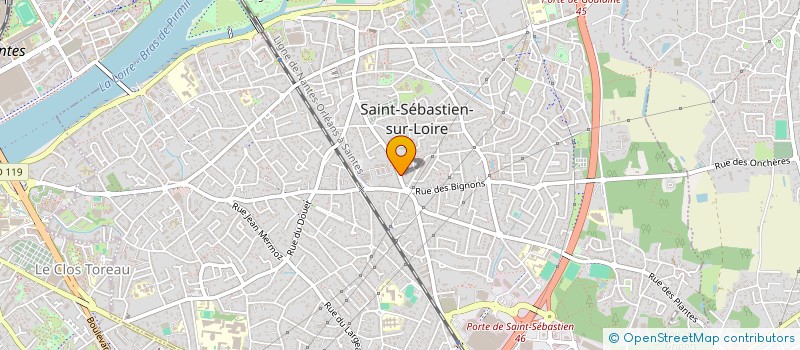 localisation de l'entreprise SCI VERO ET ALAIN à SAINT-SEBASTIEN-SUR-LOIRE