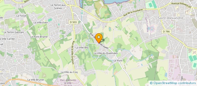 localisation de l'entreprise SCI VEROFIL à SAINT-LUNAIRE
