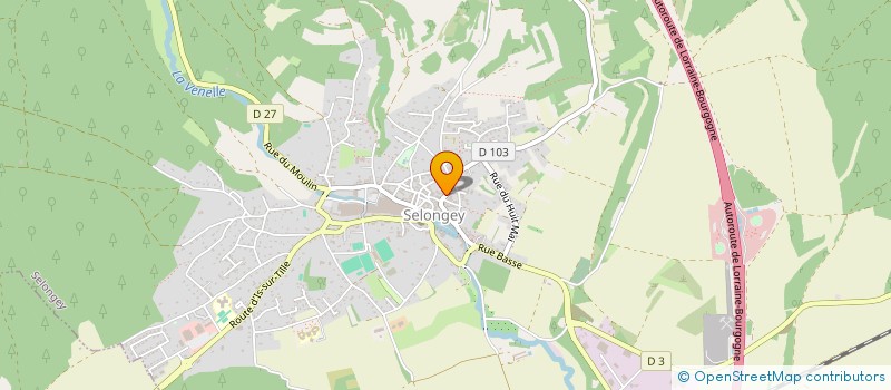 localisation de l'entreprise SCI VEROILLE  SELONGEY