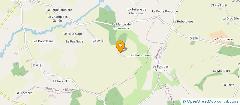 localisation de l'entreprise SCI VEROLIV à SAINT-JOUIN-DE-BLAVOU