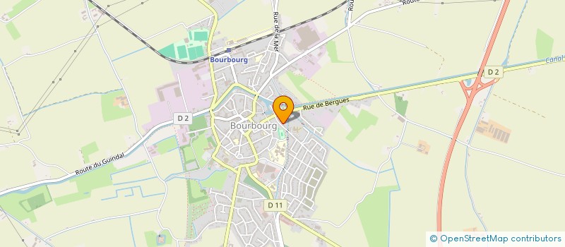 localisation de l'entreprise SCI VEROMI  BOURBOURG