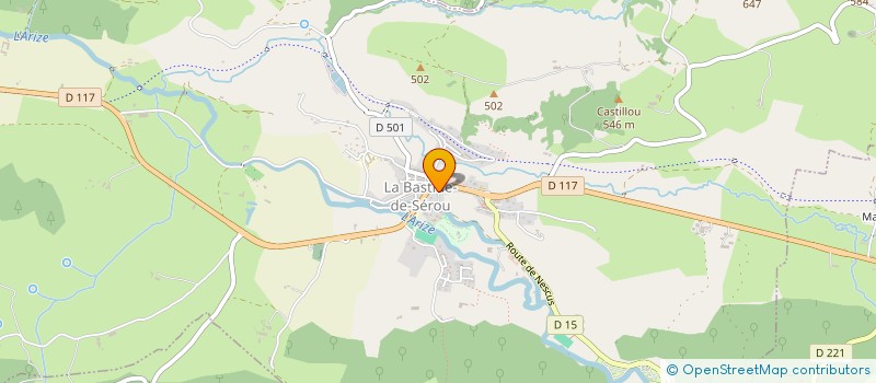localisation de l'entreprise SCI VEROMICK à LA BASTIDE-DE-SEROU