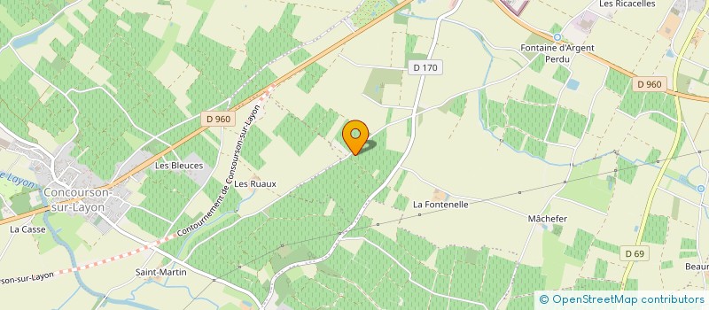 localisation de l'entreprise SCI VERON  DOUE-EN-ANJOU